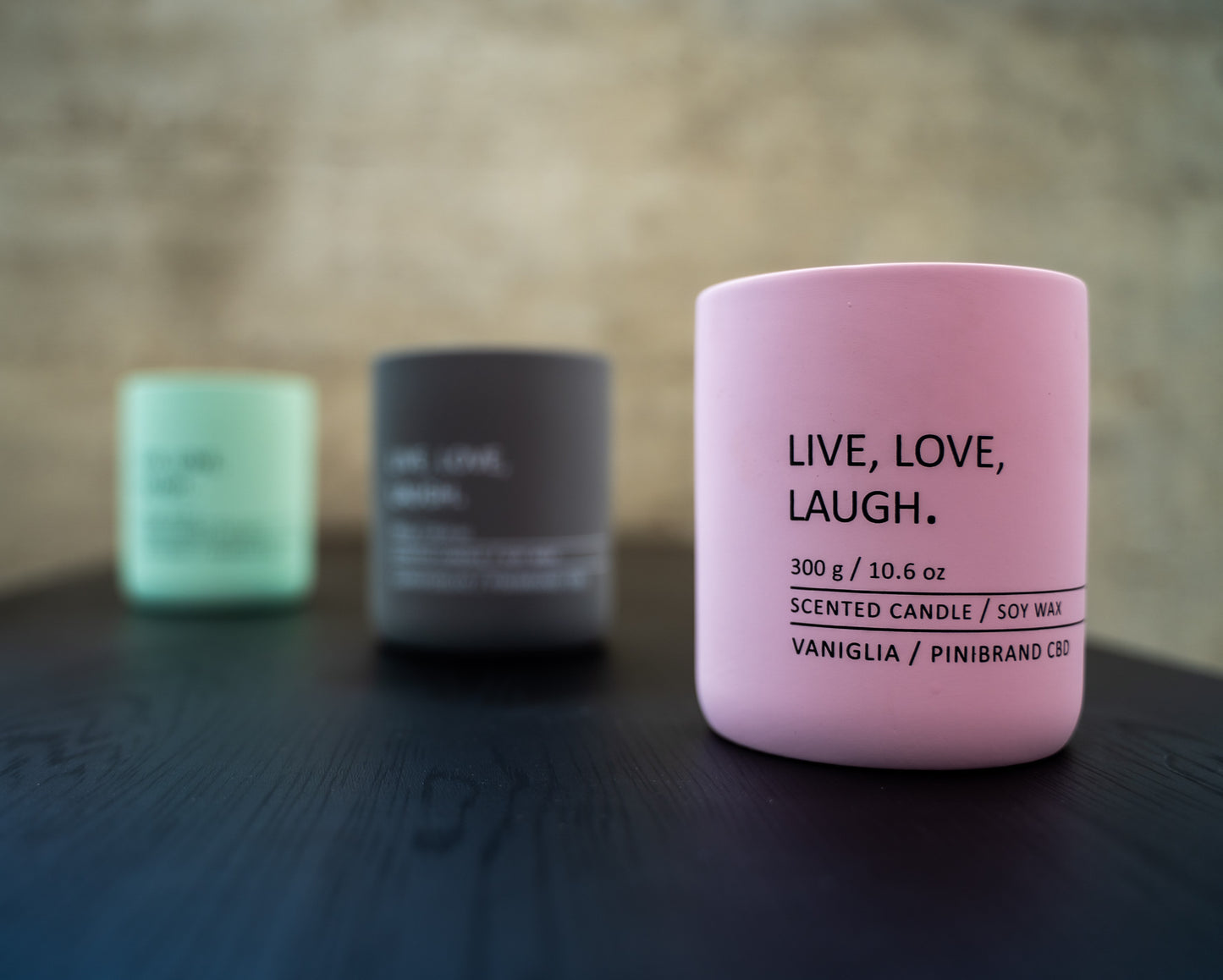 Set of 3 scented candles
